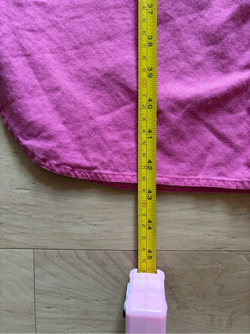 Boden Linen Cotton Midi Shirt Dress 3/4 Sleeve Button Front Pink Size 8R